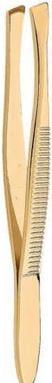 Donegal Tweezers Cosmetshot Diagonal Gold 1092