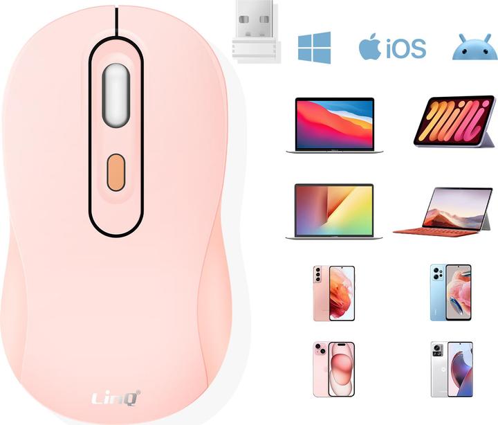 Actual product image LinQ W878 Bluetooth mouse (Wireless)