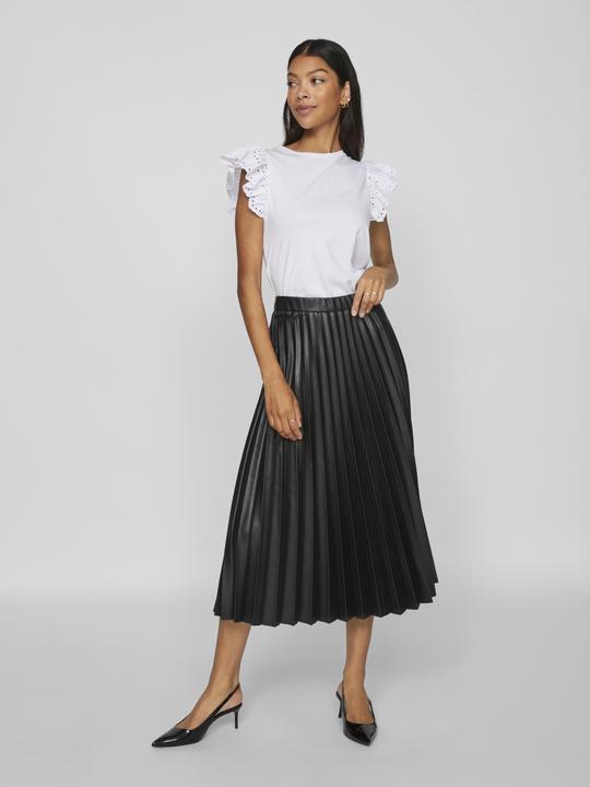 Actual product image Vila Embroidered top with cropped sleeves (XS)