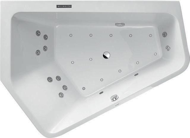 Immagine prodotto Duravit Vasca idromassaggio PAIOVA 5 angolare l 267 l 1900x1400mm we Air-System (267 l, 190 cm, 140 cm)