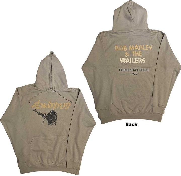 Bob Marley Exodus Mic Photo Wailers Tour 77 (Hoodie)