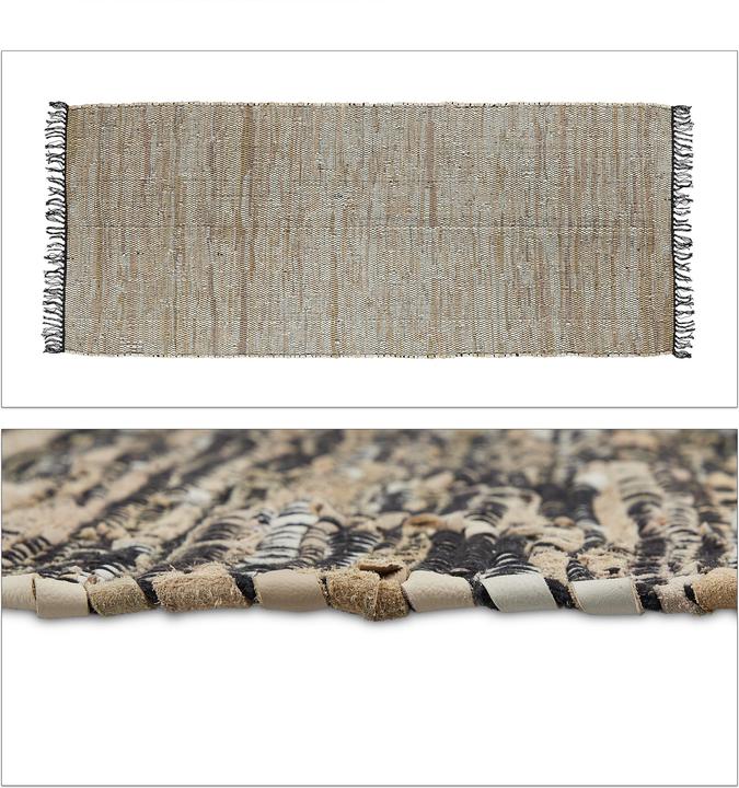 Produktbild Relaxdays Flickenteppich (80 x 200 x 0.5 cm)