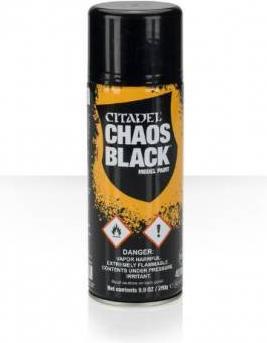 Image du produit Games Workshop Spray - chaos Black