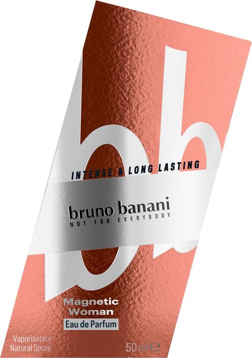 Actual product image Bruno Banani Magnetic Woman Eau de Parfum (re) Vapo 50 ml (Eau de parfum, 50 ml)