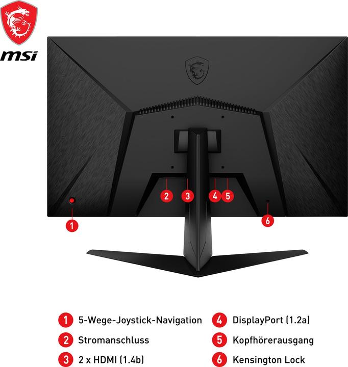 Produktbild MSI Optix G2712DE (1920 x 1080 Pixel, 27.01")