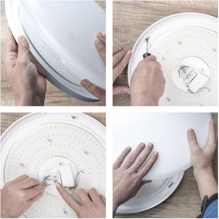Produktbild Emos LED-Deckenleuchte TIVI, rund weiss 12,5W, IP44, Neutral Weiss (2100 lm)