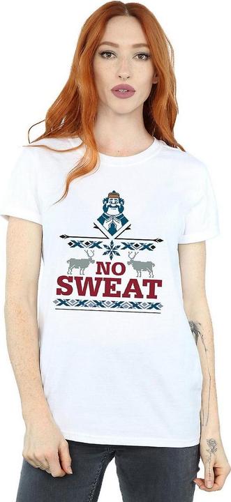 Image du produit Disney Frozen Femme/Les femmes No Sweat - T-shirt boyfriend en coton chiné (3XL)