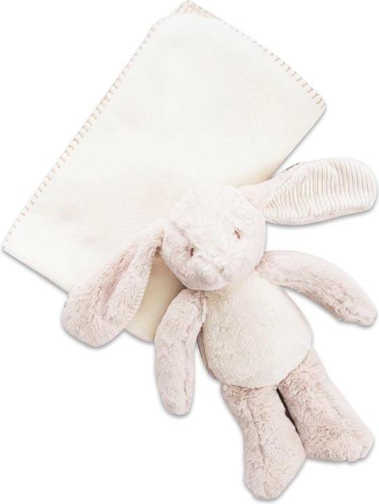 Actual product image Mumbles Soft toy and fleece blanket, rabbit (80 x 95 cm)