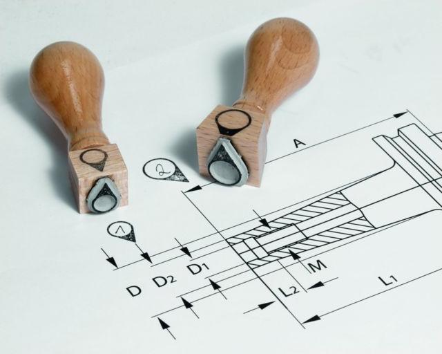 Actual product image Promat Drawing stamp / position stamp