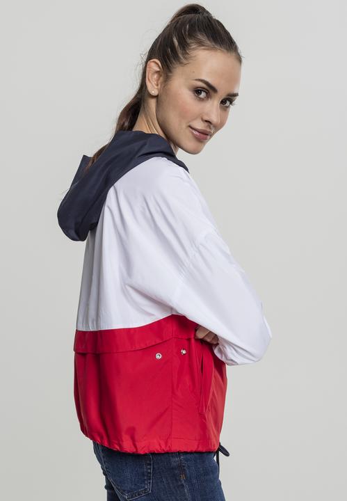 Actual product image Urban Classics Ladies 3-Tone Oversize Windbreaker (L)