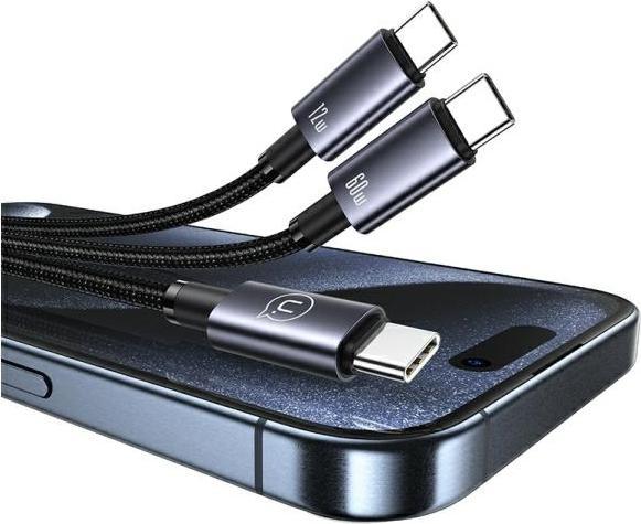 Image du produit Usams 2 en 1 USB - C (1.20 m, USB 2.0)