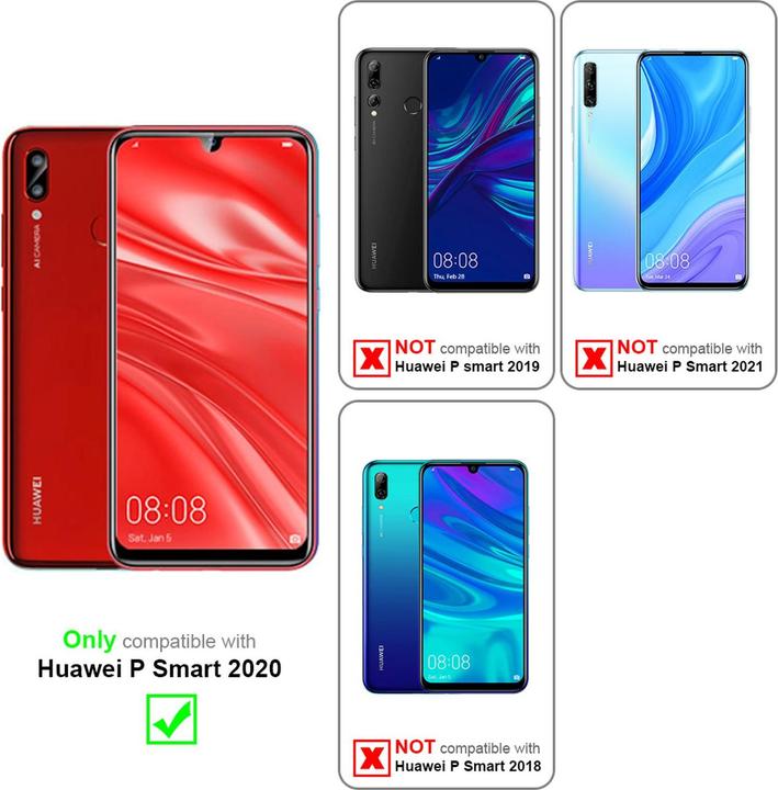 Produktbild Cadorabo Book mit Standfunktion Cover (Huawei P Smart (2020))