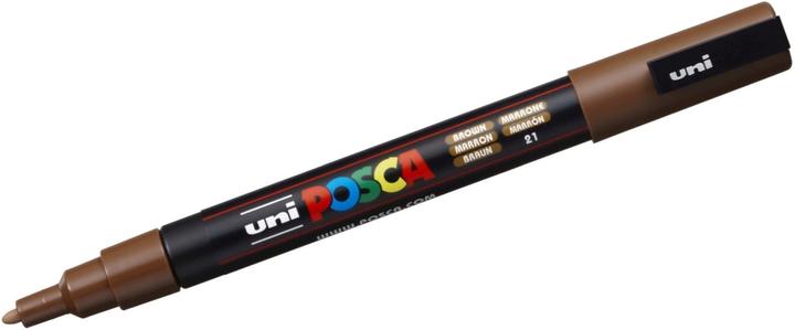 Actual product image Posca Marker PC-3M round tip (Brown, 0.90 mm, 1 x)