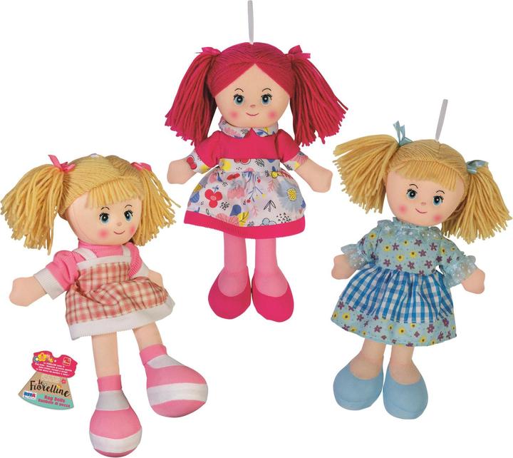 Produktbild Rs Toys BAMBOLA PEZZA 30 CM 3 ASS. IN DISPLAY 6 PZ