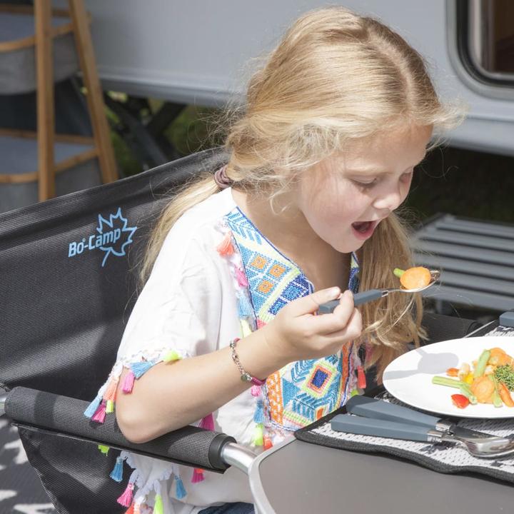 Actual product image Bo-Camp Kindercampingstoel - Opvouwbaar - Aluminium - Antraciet (High chair)