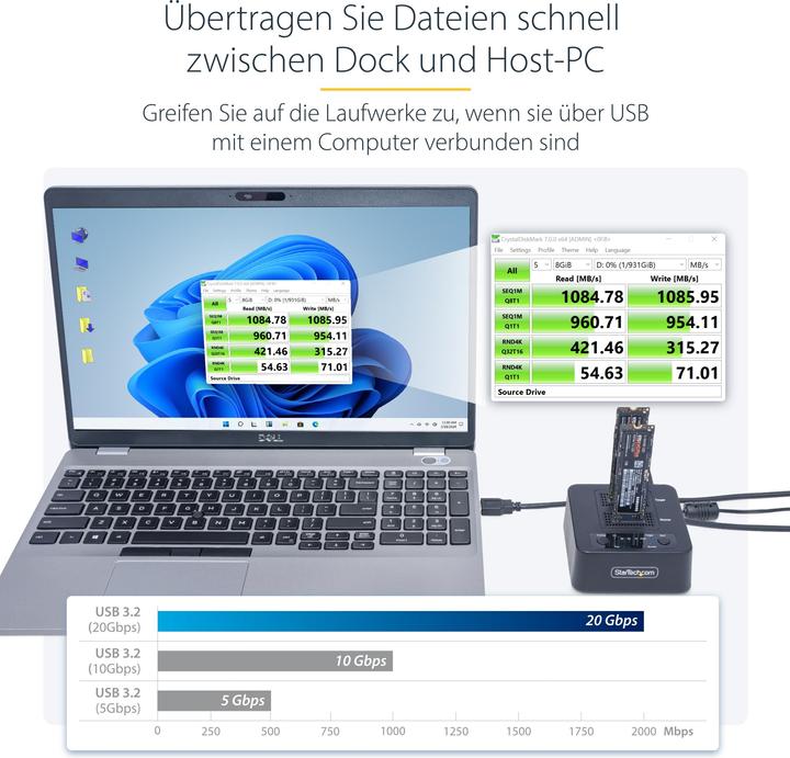 Immagine prodotto StarTech DUPLICATORE 1:1 M.2 NVME