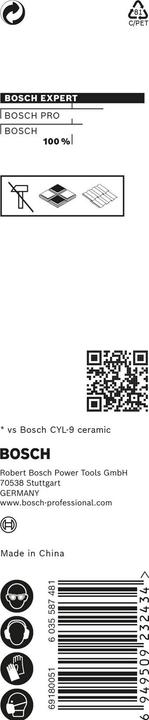 Image du produit Bosch Professional Zubehör Foret EXPERT HEX-9 HardCeramic, 7 x 90 mm (7 millimètres)