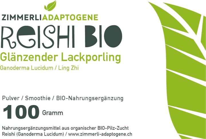 Actual product image Zimmerli Adaptogene Reishi powder (BIO) (1 Piece, Powder, 100 g)