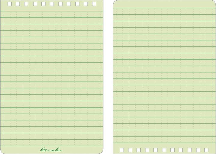Actual product image Rite in the Rain All-weather notebook (Checked, Hardcover)
