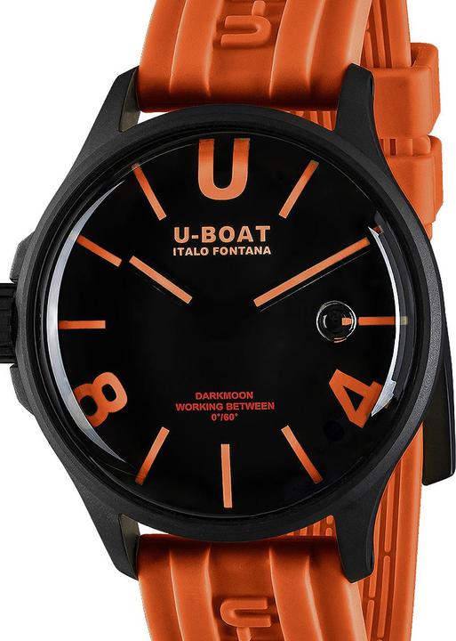 Actual product image U-Boat 9538 Darkmoon Orange IPB (Analogue wristwatch, 44 mm)