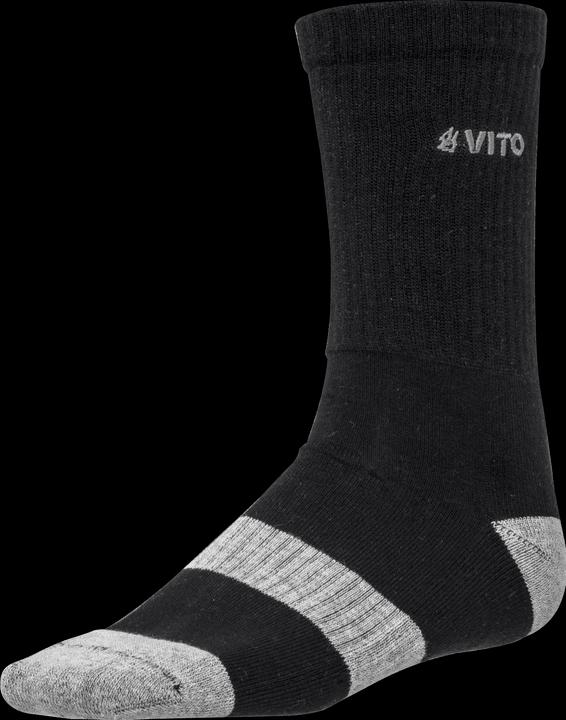 VITO 1 PAAR SCHWARZE SOCKEN EVERYDAY COOL Grosse 38-42 (38 - 42, 43 - 47, 35 - 37)