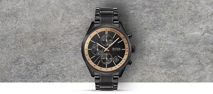 Actual product image Hugo Boss MEN'S 1513578 - GRAND PRIX (zh022a) (Chronograph, 44 mm)
