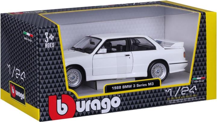 Productafbeelding Bburago BMW M3 1988, model auto, wit