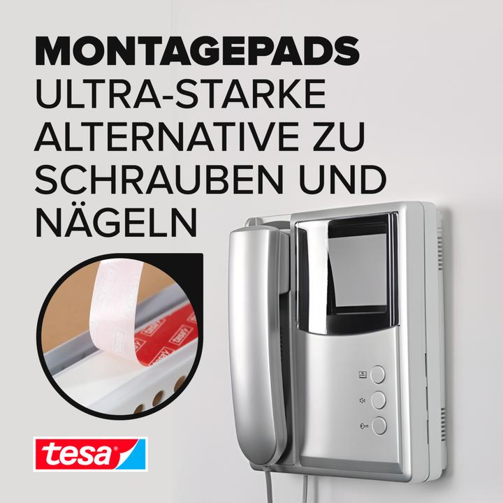 Produktbild tesa Powerbond ULTRA STRONG doppelseitige Klebepads (6 kg)