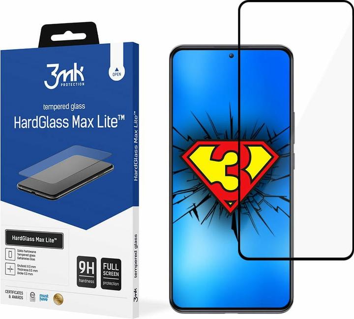 Immagine prodotto 3MK 12T HardGlass Max Lite™ (1 Pezzo/i, Xiaomi 12T)