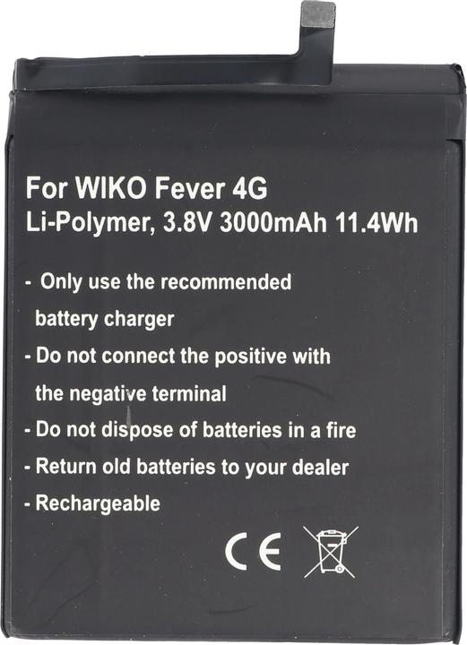 Immagine prodotto Wiko Febbre della batteria, FEVER 4G Batteria TLP15J15