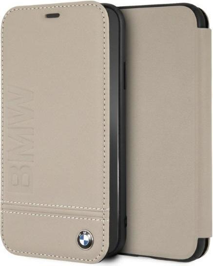 Actual product image BMW BMFLBKI61LLST iPhone Xr book beżowy/taupe Logo Imprint (Apple iPhone XR)
