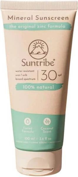 Image du produit Suntribe Mineralische Bio-Sonnencreme (Crème solaire, SPF 30, 100 ml, 1 g)