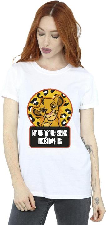 Actual product image Disney Womens/Ladies The Lion King Future Simba Cotton Boyfriend T-Shirt (S)