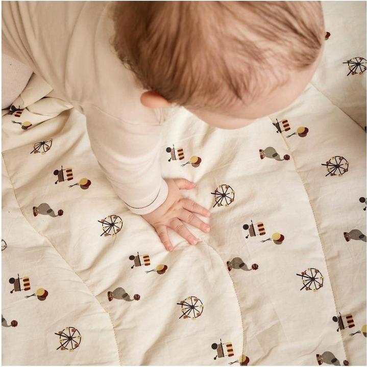 Image du produit Nuuroo Tapis de jeu Cirque Crème (110 x 110 cm)