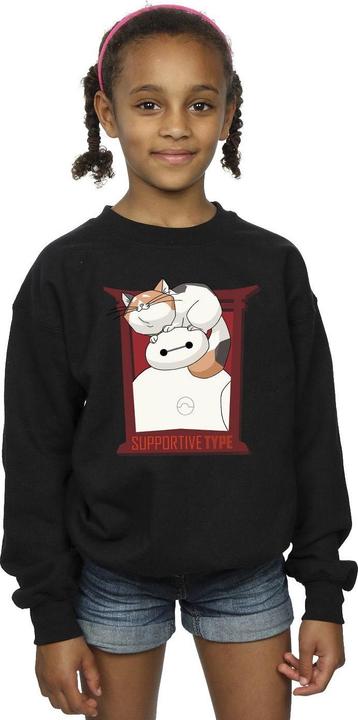 Produktbild Disney Big Hero 6 Baymax Frame Support Sweatshirt Mädchen (140, 146)