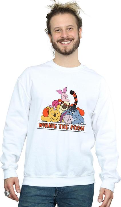 Actual product image Disney Mens Winnie The Pooh Group Sweatshirt (M)