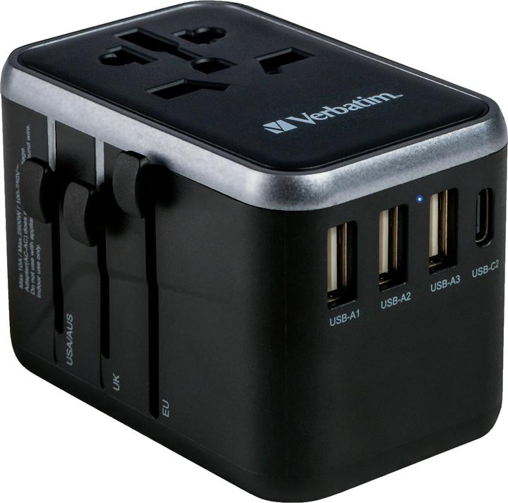 Actual product image Verbatim Universal Travel Adapter