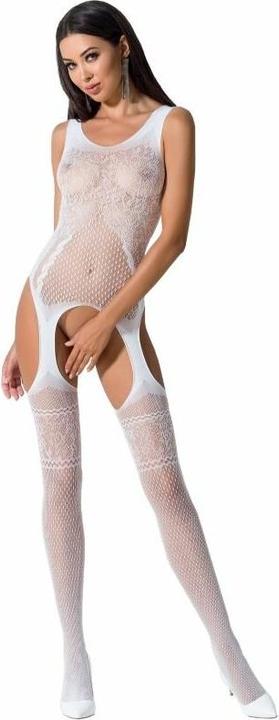 Actual product image Passion Woman Bs061 Bodystocking White One Size (One size)