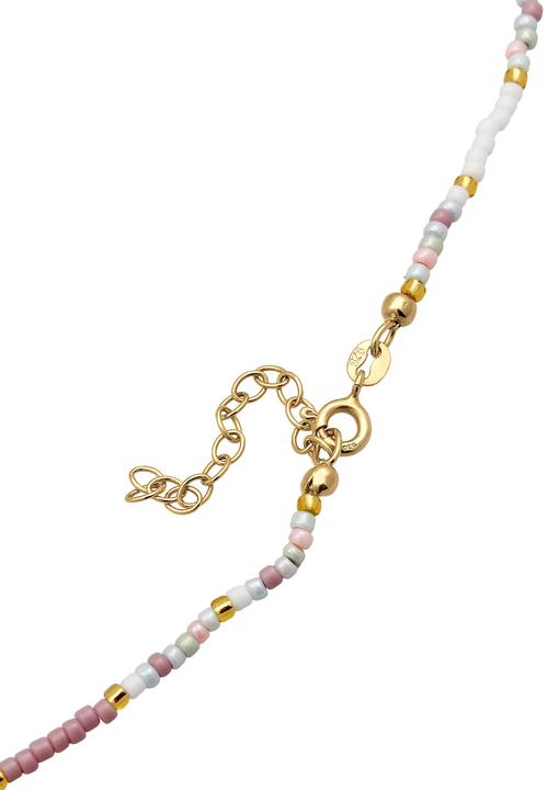 Image du produit Elli Coeur, multicolore, collier de perles (Perles de culture d'eau douce, Pas de pierre, Argent 925 sterling plaqué or, Verre, Plastique, 36 cm)