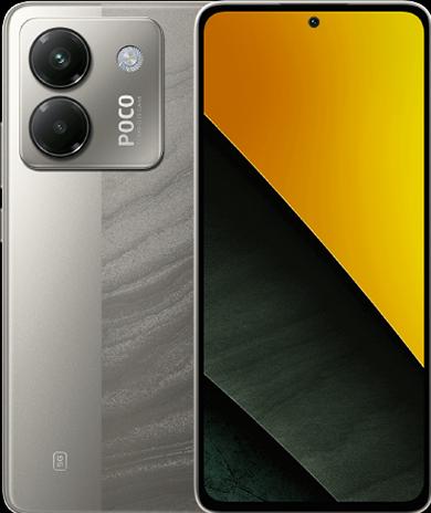 Actual product image Xiaomi Poco M7 Pro 5G (256 GB, Silver, 6.67", Hybrid Dual SIM, 50 Mpx, 5G)