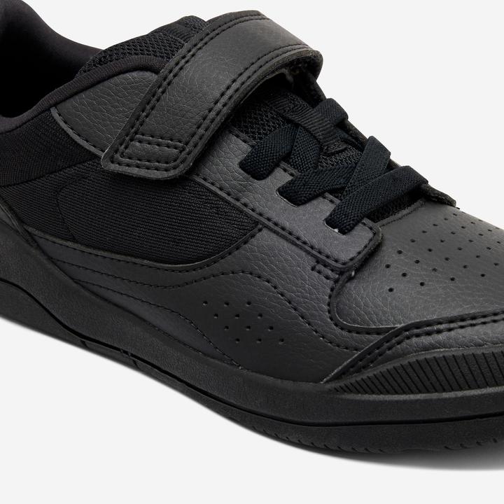 Actual product image Decathlon Sports shoes for kids with laces/velcro fastening - Playventure Yard black (30)