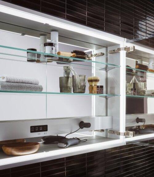 Immagine prodotto Emco asis prestige 2 Specchio illuminato, modello da incasso, 1015mm, anta larga destra