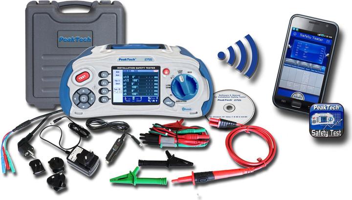 Actual product image Peaktech P 2755 Installation tester