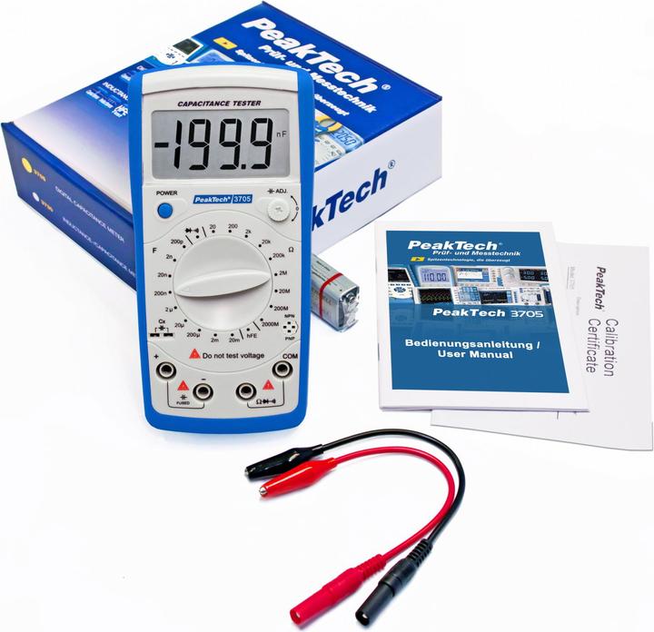 Productafbeelding Peaktech P 3705 Weerstands- en capaciteitstester