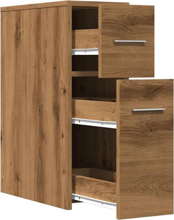 Produktbild VidaXL Badschrank Schmal mit Rollen