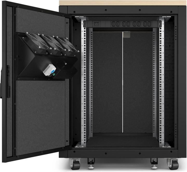 Actual product image APC Network cabinet NetShelter CX AR4017IA Soundproof 17U (17 RU, 19 inch rack)