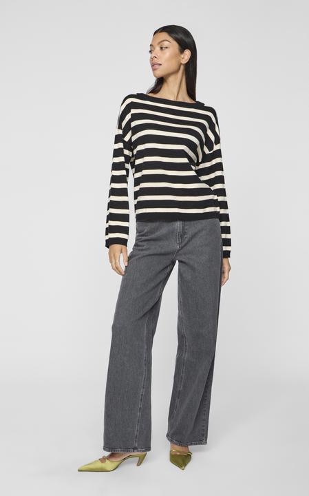 Actual product image Vila U-boat neck knitted jumper (S)