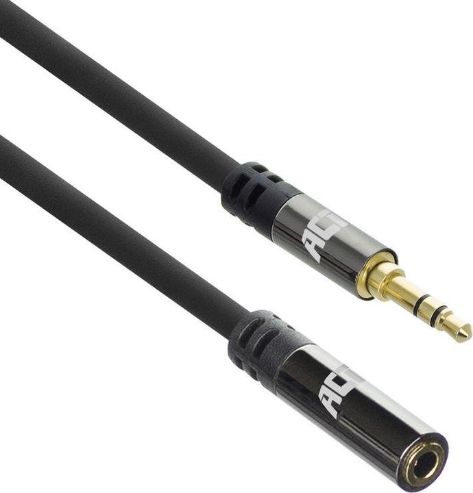 Immagine prodotto 2 metri Cavo di prolunga audio di alta qualità 3.5 mm stereo jack maschio - femmina (2 m, Connettore da 3,5 mm (AUX))