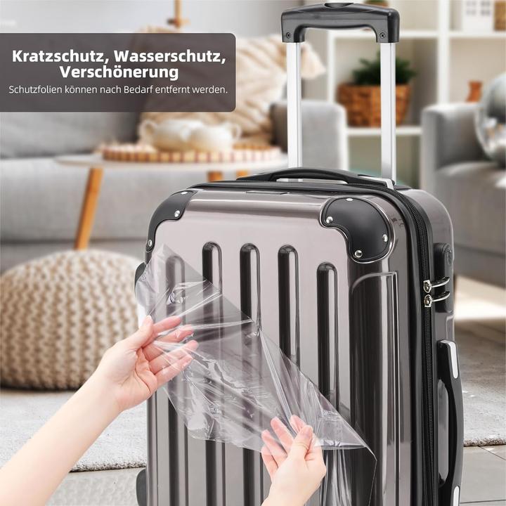 Immagine prodotto Beibye 3-tlg. Hartschalenkoffer-Set (Bagaglio a mano (fino a 50 litri), M (50 - 90l), L (90 - 115l))