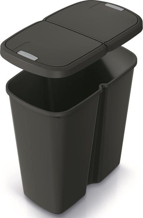 Image du produit Hrb Mülleimer mit 2 Fächern (2x 25L) für Mülltrennung (50 l)
